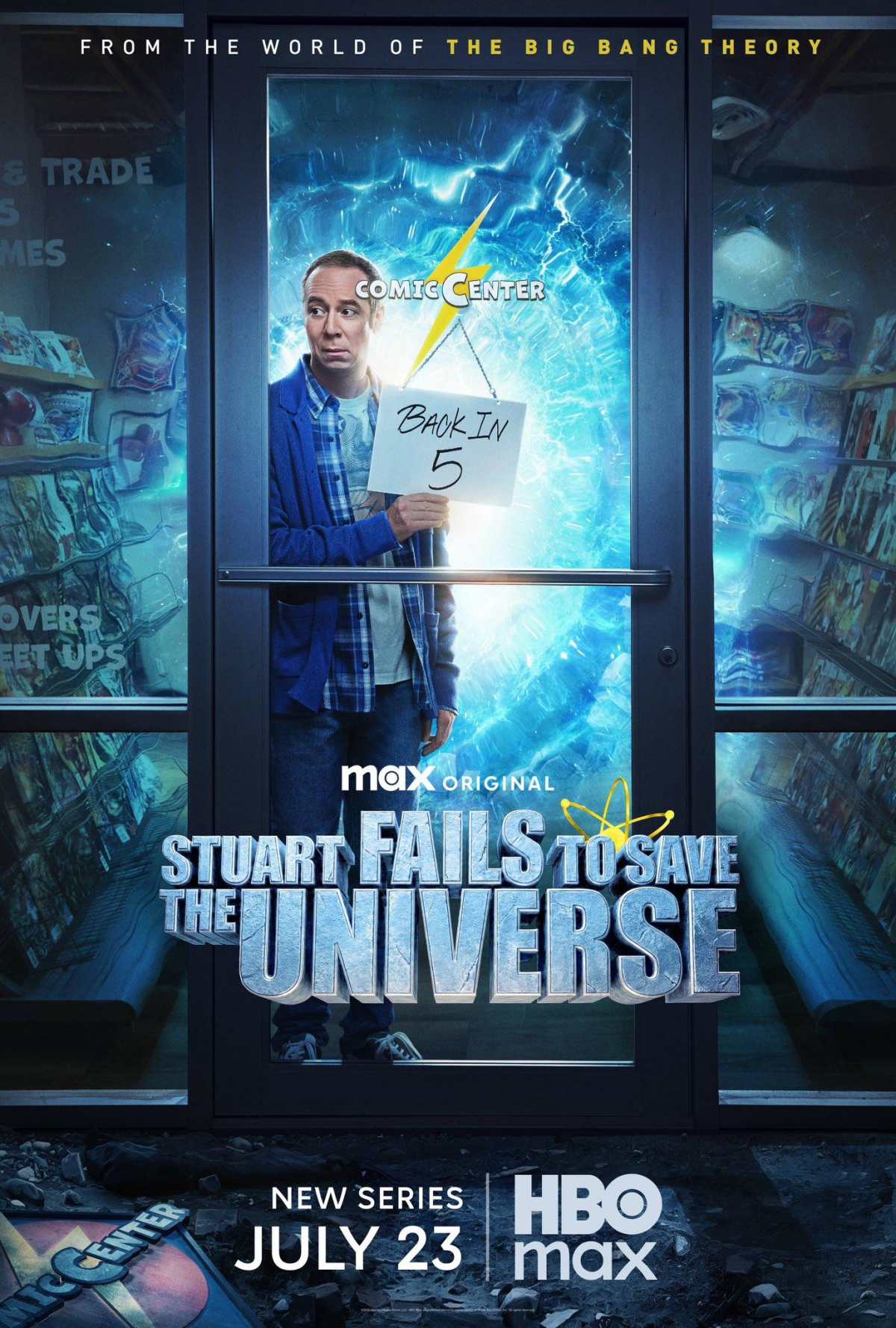 Comics and saving the world teaser trailer for the series stuart bloom couldnt save the universe has appeared