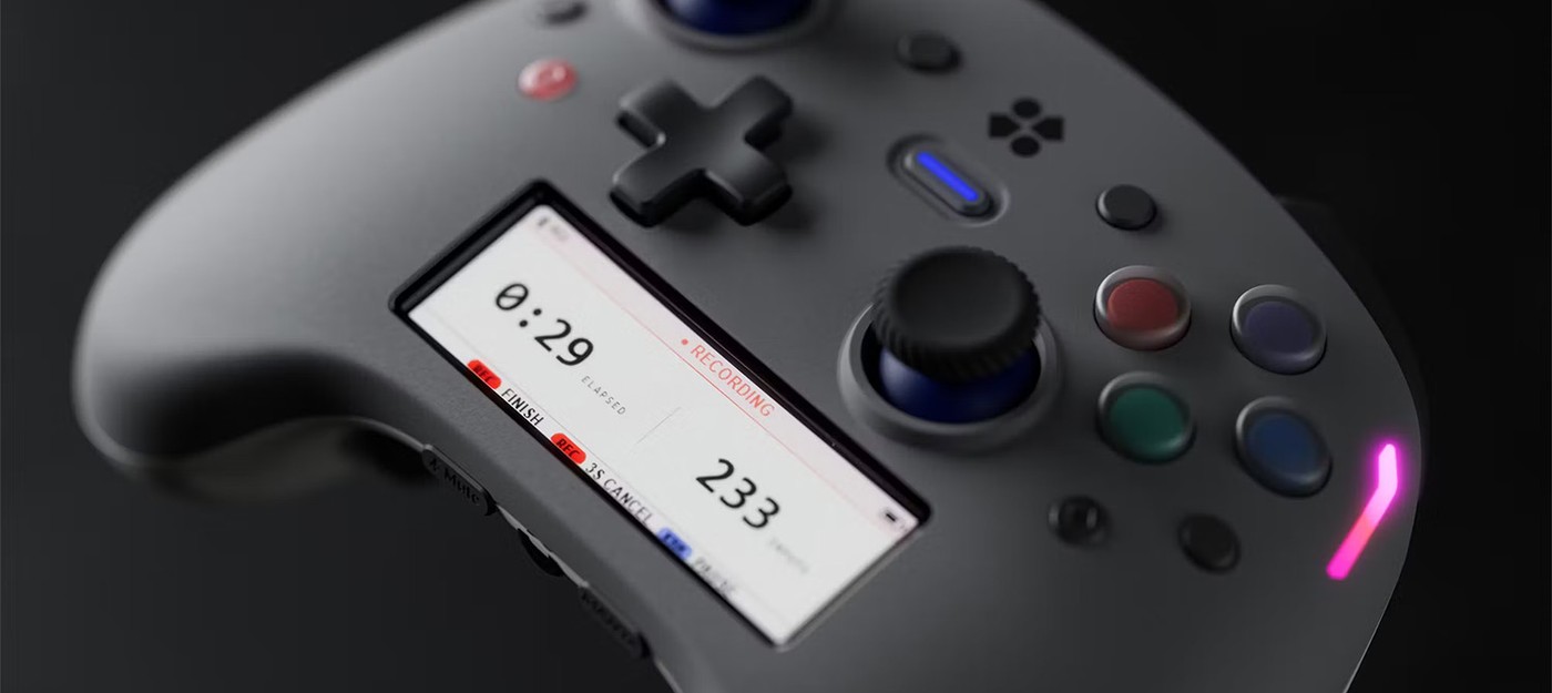 Genki manta gamepad with its own os and a 279 inch color screen under the sticks for 279