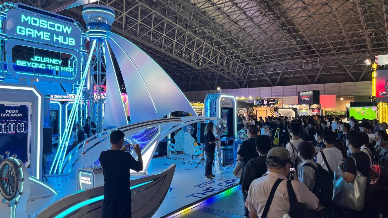 Moscow developers opened a booth at tokyo game show 2026 showcasing about 30 games