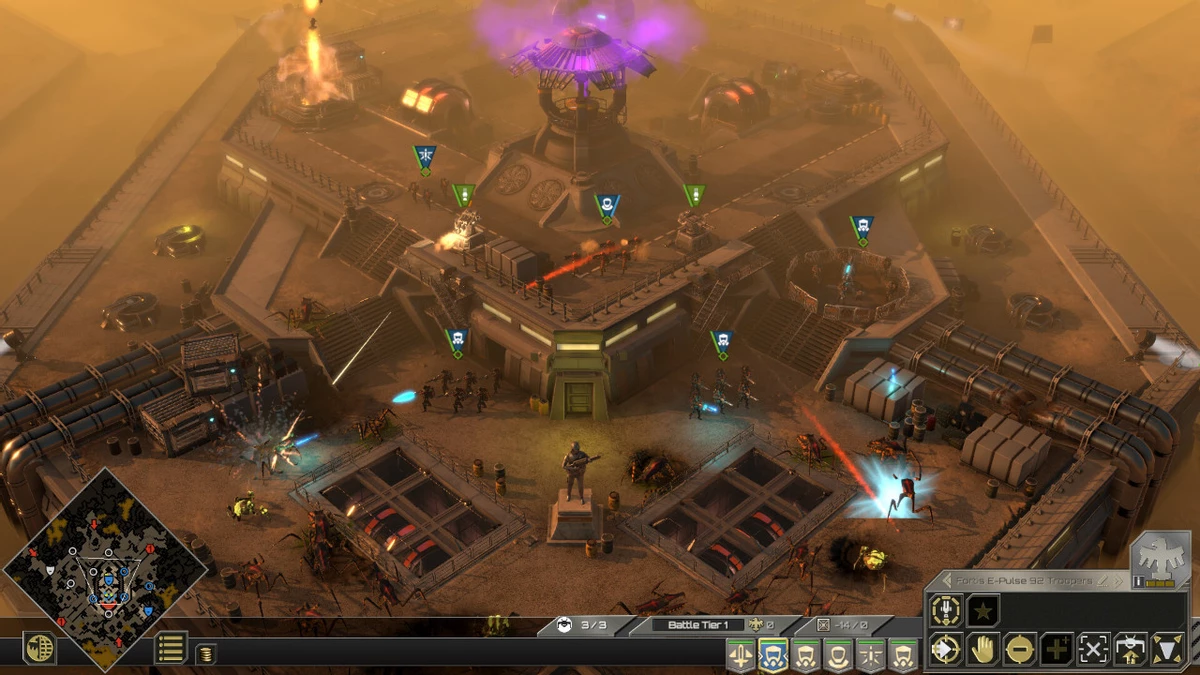 Nuclear strike on bugs the eradicators expansion released for starship troopers terran command