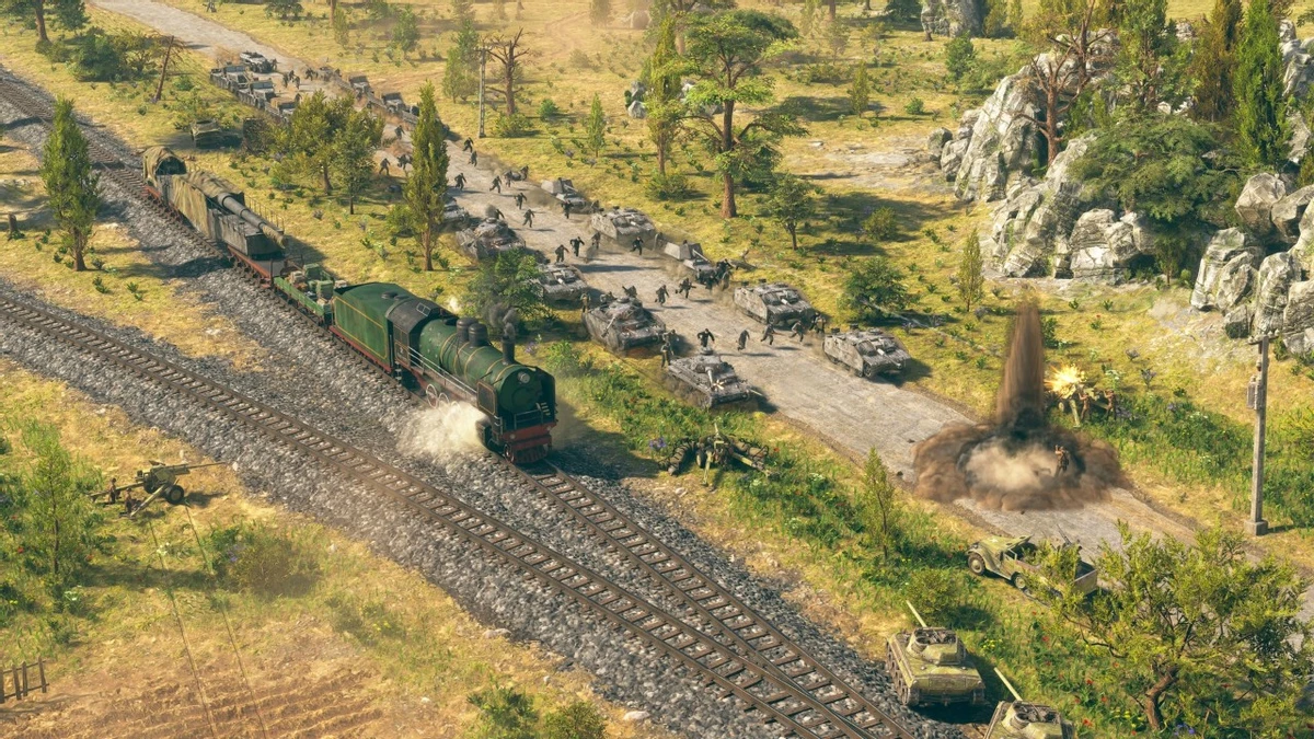 Sudden strike 5 will go to liberate france the dlc road to liberation will be released on july 23