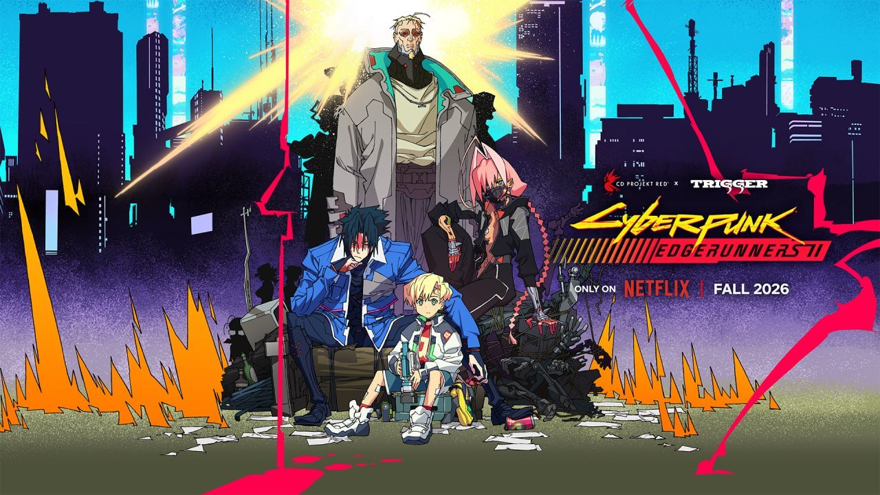 The second season of cyberpunk edgerunners will start airing in the fall of 2026